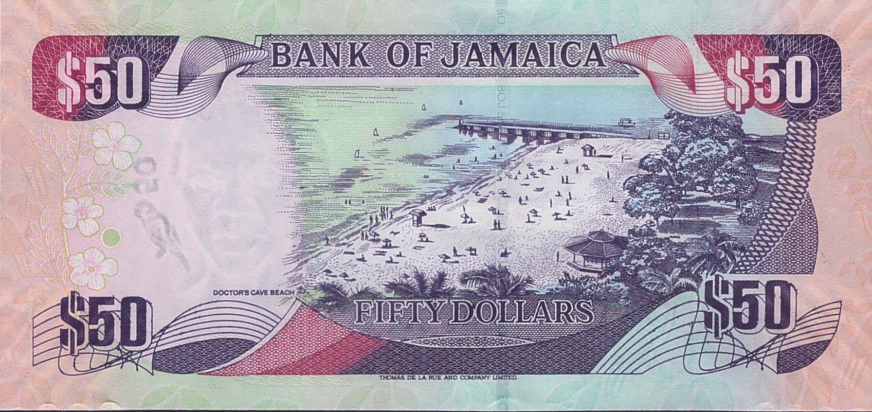 Jamaica 50 2007 UNC P-83/b